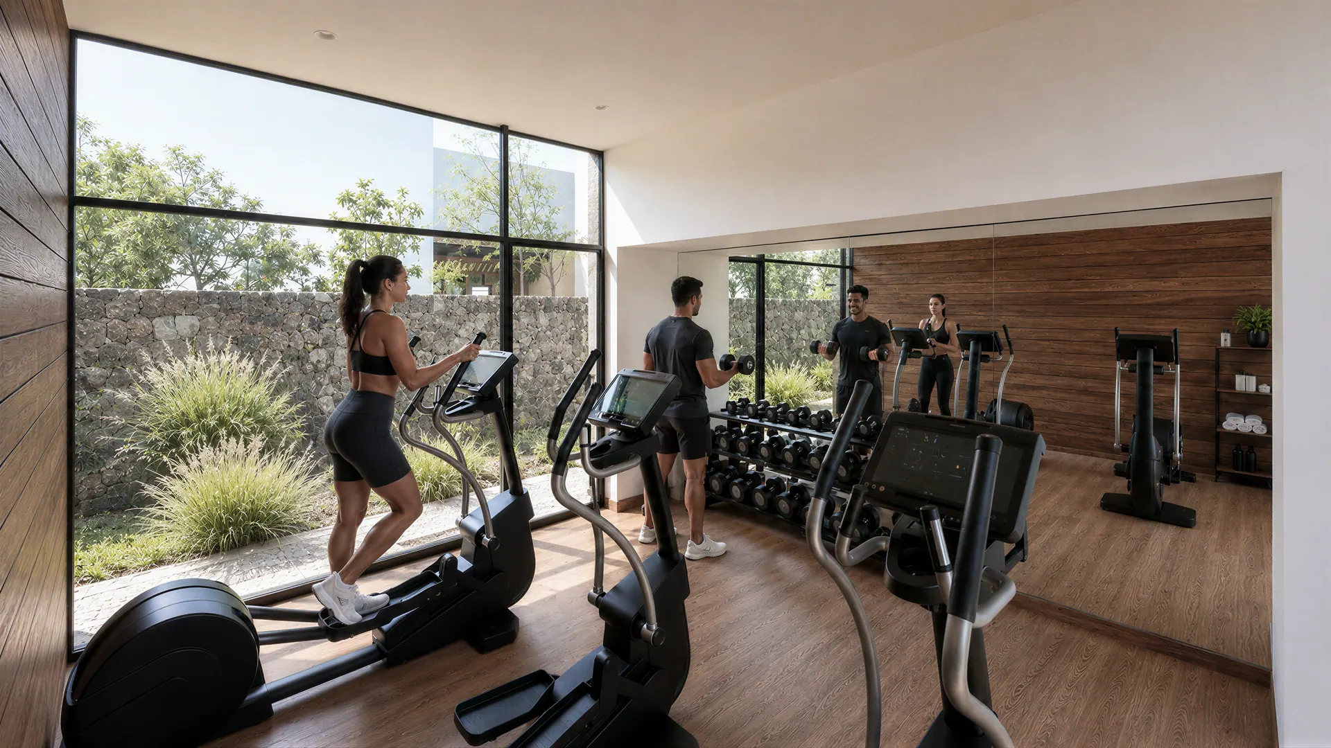 Gimnasio interior de Corenta